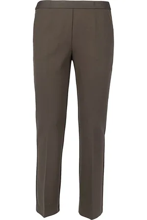 SKILLS & GENES Spodnie, Kobieta, Zielony, M, Zielone Spodnie Cigarette Fit