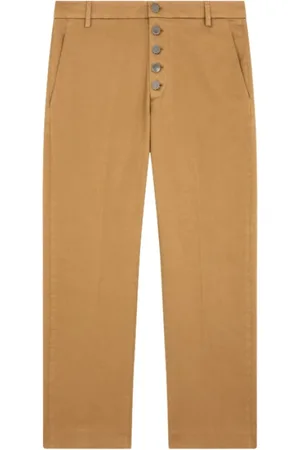 Dondup Spodnie, Kobieta, Beżowy, W26, Bawełna, Spodnie Pantalone Nima z bawełny elastycznej