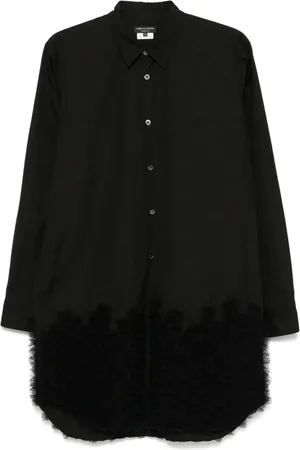 Comme des Garçons Koszule, Mężczyzna, Czarny, M, Klasyczna Czarna Koszula dla Mężczyzn