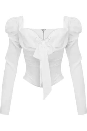 Vivienne Westwood Bluzki, Kobieta, Biały, M, Biały Gorset Top