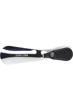 JOHN LOBB Akcesoria, Mężczyzna, Czarny, ONE SIZE, Czarny Akcesorium Skórzane Metalowe