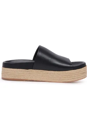 Paloma Barceló Buty, Kobieta, Czarny, 37 EU, Czarna skórzana sandał model 132322