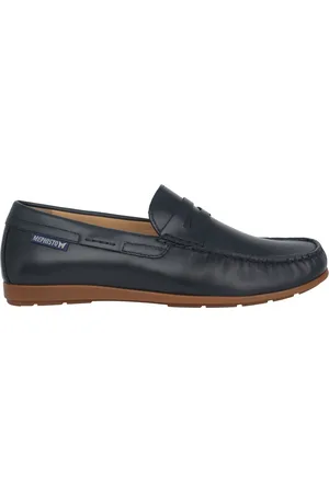 Mephisto Buty, Mężczyzna, Niebieski, 40 1/2 EU, Zamsz, Granatowy Mokasyn Męski