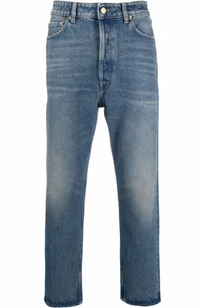 Golden Goose Jeansy, Mężczyzna, Niebieski, W28, Jeansyy Straight Leg z niskim stanem