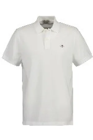 GANT Koszulki, Mężczyzna, Biały, XL, Klasyczna koszulka polo