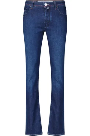 Jacob Cohen Jeansy, Mężczyzna, Niebieski, W32, Bawełna, Jeansyy Slim-Fit Cotton Bard