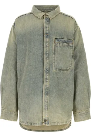 Entire Studios Koszule, Mężczyzna, Niebieski, S, Denim, Denim Herculean Koszula