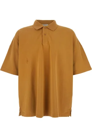 J.W.Anderson Koszulki, Mężczyzna, brązowy, M, Brązowy Polo Shirt z Logo