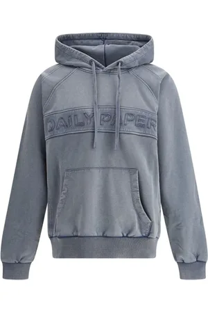 Daily paper Bluzy, Mężczyzna, Szary, L, Vintage Logo Hoodie