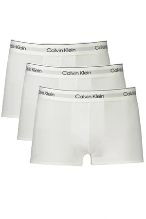 Calvin Klein Bielizna, Mężczyzna, Biały, L, Oddychające Boxer Briefs Tri-Pack