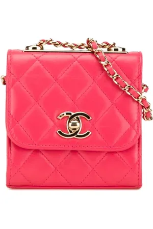 CHANEL Pre-owned, Kobieta, Różowy, ONE SIZE, Skóra, Pre-owned Leather crossbody-bags