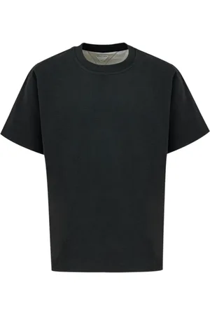 Bottega Veneta Koszulki, Mężczyzna, Szary, S, Oversize Bawełniana Koszulka