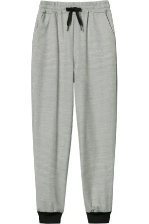 Twin-Set Spodnie, Kobieta, Szary, S, Eleganckie Spodnie Houndstooth Wielokolorowe