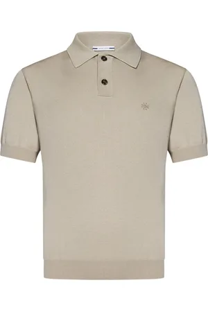 Jacob Cohen Koszulki, Mężczyzna, Beżowy, S, Beżowy Polo z Haftem Logo