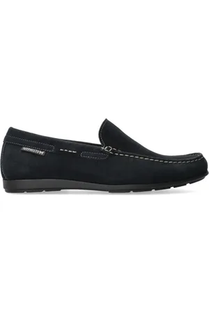 Mephisto Buty, Mężczyzna, Niebieski, 47 EU, Zamsz, Mokasyny męskie w kolorze niebieskim