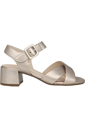 Gabor Buty, Kobieta, Żółty, 36 EU, Złote Sandały Damskie - Wygodne i Stylowe