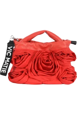 vic matiè Torebki, Kobieta, Czerwony, ONE SIZE, Nylon, Mała torba na ramię modelu Rose