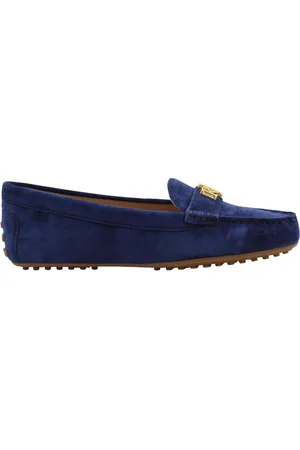 Ralph Lauren Buty, Kobieta, Niebieski, 36 EU, Stylowe Mocassin Forza Buty
