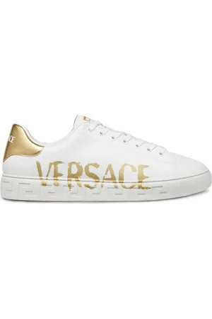 VERSACE Buty, Mężczyzna, Biały, 42 EU, Białe Sneakersy dla stylowego wyglądu