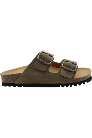 Scholl Buty, Kobieta, Zielony, 40 EU, Wygodny Kapcie na Co Dzień
