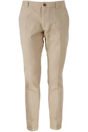 YES ZEE BY ESSENZA Spodnie, Mężczyzna, Beżowy, W38, Beżowe Męskie Spodnie Urban Tapered
