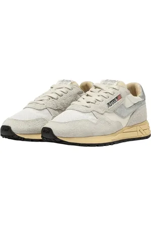 Autry Buty, Kobieta, Wielobarwność, 39 EU, Nylon, Elastyczne buty do biegania w białym/srebrnym