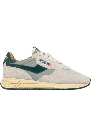 Autry Buty, Mężczyzna, Szary, 41 EU, Odblaskowe Niskie Sneakersy w Srebrnym