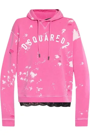 Dsquared2 Bluzy, Kobieta, Różowy, S, Stylowe Bluzy i Swetry