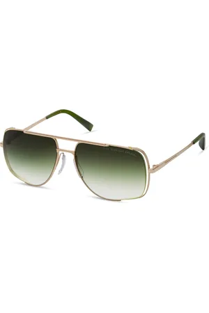 DITA EYEWEAR Akcesoria, unisex, Żółty, ONE SIZE, Okulary Midnight Special Biało-Złote