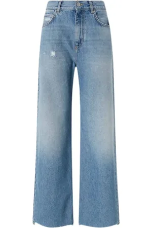 Pinko Jeansy, Kobieta, Niebieski, W25, Stylowe Spodnie w Różu