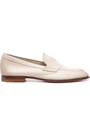 santoni Buty, Kobieta, Beżowy, 40 EU, Klasyczne skórzane mokasyny