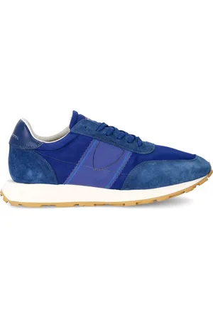 Philippe model Buty, Mężczyzna, Niebieski, 45 EU, Zamsz, Sneakers Tour Running