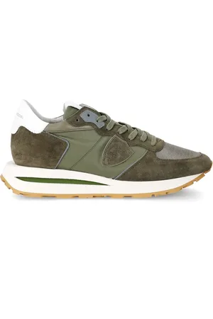 Philippe model Buty, Mężczyzna, Zielony, 43 EU, Zamsz, Sneakers Tropez Haute Running