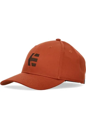 Etnies Akcesoria, Mężczyzna, Pomarańczowy, ONE SIZE, Ikona Destruct Snapback Czapka Ruda