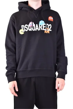 Dsquared2 Bluzy, Mężczyzna, Czarny, S, Stylowe Bluzy i Swetry