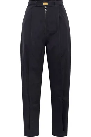 Elisabetta Franchi Spodnie, Kobieta, Czarny, XL, Eleganckie Spodnie dla Kobiet
