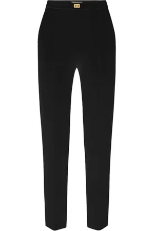Elisabetta Franchi Spodnie, Kobieta, Czarny, M, Eleganckie Spodnie dla Kobiet