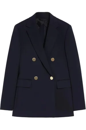 Max Mara Kurtki, Kobieta, Niebieski, 2XS, Eleganckie Kurtki Lerici