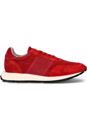 Philippe model Buty, Mężczyzna, Czerwony, 43 EU, Zamsz, Sneakers Tour Running