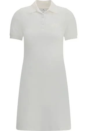 Courrèges Sukienki, Kobieta, Szary, S, Sukienka w Stylu Polo z Bawełny