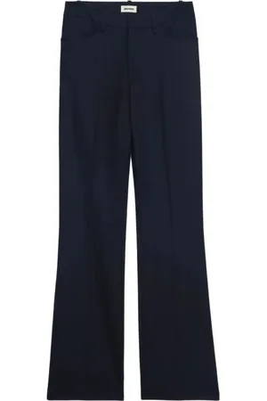 Zadig & Voltaire Spodnie, Kobieta, Niebieski, XS, Granatowe Spodnie Pistol