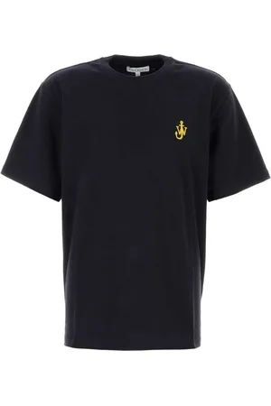 J.W.Anderson Koszulki, Mężczyzna, Niebieski, M, Granatowy Bawełniany T-shirt