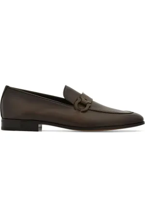 Salvatore Ferragamo Buty, Mężczyzna, brązowy, 44 EU, Brązowe Czekoladowe Buty Mokasyny Bonny