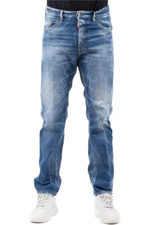 Dsquared2 Jeansy, Mężczyzna, Niebieski, XL, Stylowe Jeansyy dla Mężczyzn