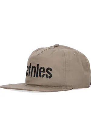 Etnies Akcesoria, Mężczyzna, Beżowy, ONE SIZE, Bawełna, Czapka z Płaskim Daszkiem Snapback Khaki