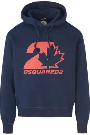 Dsquared2 Bluzy, Mężczyzna, Niebieski, S, Stylowe Bluzy i Swetry
