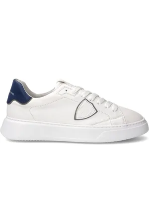 Philippe model Buty, Mężczyzna, Biały, 42 EU, Zamsz, Sneakers Temple Tennis