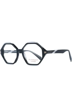 ANA HICKMANN Akcesoria, Kobieta, Czarny, ONE SIZE, Czarne Okulary Optyczne Damskie Okrągły Styl