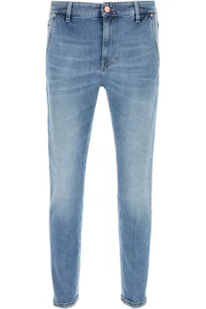 PT Torino Jeansy, Mężczyzna, Niebieski, W38, Denim, Dżinsy ze stretchem dla mężczyzn
