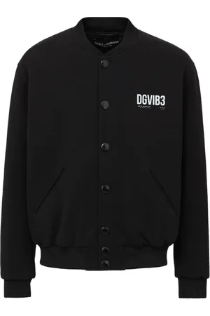 Dolce & Gabbana Kurtki, Mężczyzna, Czarny, M, Czarna wiskoza kurtka